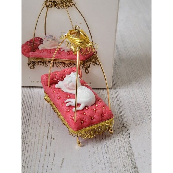 Hallmark pampered cat 2007 Keepsake Ornament Xmas pet - Picture 3 of 7